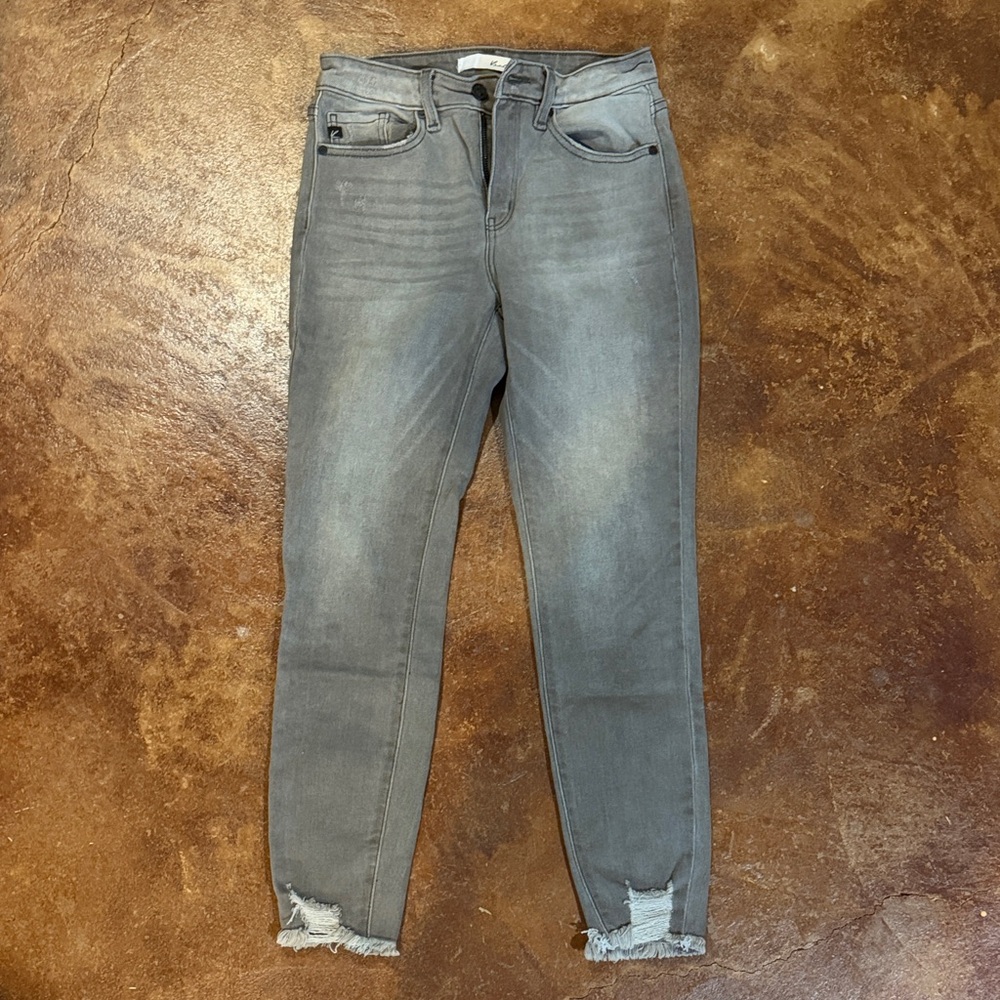KanCan Women's Skinny Jeans in Gray